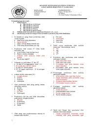 Contoh soal pilihan ganda 1. Soal Farm Uas 2015