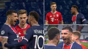Robert pattinson, the batman (2021), movies, artwork, red, red background. Neymar Celebrated Right In The Face Of Kimmich After Psg Beat Bayern