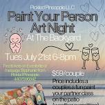 Paint Your Person on The Patio at The Backyard