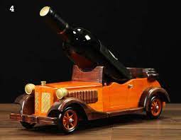 Wooden Classic Car Wine Bottle Holder Wine Bottle Holders Wine Bottle Bottle Holders
