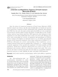 These bacteria are manifested from unsanitary. Pdf A Review On Regulatory Aspects Of Food Contact Materials Fcm S