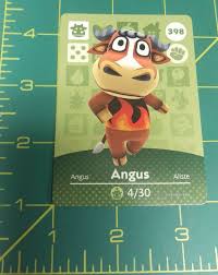 Nintendo Amiibo Animal Crossing Angus Aliste 398 4 30 Mailed In No Bend Mailer Animalcrossing Tradingcar Animal Crossing Amiibo Cards Nintendo Amiibo Amiibo