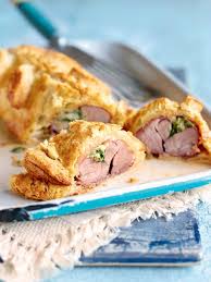 Pork Fillet En Croute With Prosciutto Recipe Delicious Magazine Pork Fillet Recipes Pork Fillet Pork Recipes