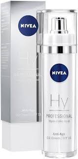 Collistar specialties & treatments attivi puri hyaluronic acid 30ml hyaluronic acid provides skin with a deep hydrating effect due to its ability to absorb large quantities of water. Nivea Professional Hyaluronic Acid Anti Age Cc Cream Spf 15 50 Ml 1 7 Fl Oz Fresh Store Eu