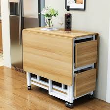 Viva home audrey dining table Folding Dining Room Tables Help Save Space