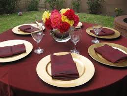 Photo Via Project Wedding Fall Wedding Table Settings Fall Wedding Tables Wedding Table Linens