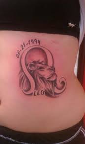 Leo tattoos, leo designs, and leo fun facts that will blow your mind. Memorial Leo Zodiac Sign Tattoo On Left Side Rib By Alexis