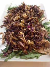Italian cuisine has its origins in etruscan, ancient greek, and ancient roman cuisi Straccetti Di Vitello Con Radicchio E Noci Blog Di Cucinachepassione