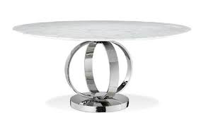 Eliza marble dining table senza dining table linda dining table ivan extension dining table tuscan dining table nofi dining table zenn falon dining table lara round dining table modrest pyrite modern rectangular glass dining table cosmo multi functional table oxford multi. Dining Table Cerchio Modern Round White Volakas Marble Dining Table Ebay