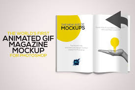Animated Magazine Mockup Portrait Magazine Mockup Animation Mockup