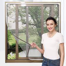 How to open screen on basement window redflagdeals forums. Neatiease Adjustable Diy Magnetic Window Screen Max 72 X 48 Fits Any Size Smaller With White Frame Fiberglass Mesh Amazon Com