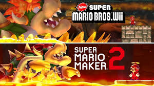 The first mario font is an uneven sans serif typeface designed by nintendo in 1996. New Super Mario Bros Wii Final Castle Recreated In Super Mario Maker 2 Youtube