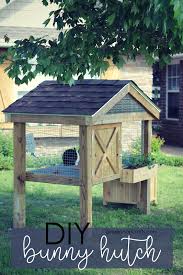 Well, you can always buy a rabbit hutch from your local pet store. Ginger Snap Crafts Diy Bunny Hutch