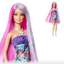 Barbie Long Hair Doll Pink Hair