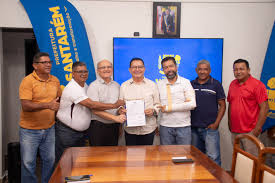Prefeitura de Santarém inicia construção de quadra poliesportiva na comunidade de Cucurunã | Infraestrutura | Notícias