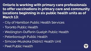 Peel s first covid 19 vaccine media photo gallery. Ontario Pharmacies And Primary Care Settings To Begin Offering Covid 19 Vaccinations Kaleed Rasheed