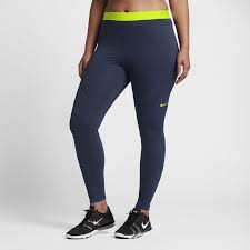 nike pro hyperwarm plus size womens training tights size