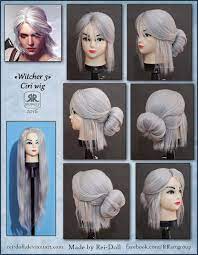 Witcher 3 Ciri Cirilla Wig Tutorial Pdf Etsy In 2021 Wigs Hair Styles Round Face Haircuts