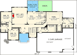 For example, if your garage measures 18 feet in width and. Craftsman Ranch With 3 Car Garage 89868ah Architectural Designs House Plans