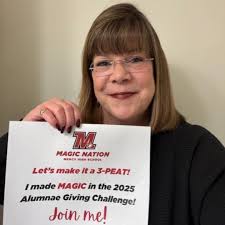 Patti Kokonas Lortz '84 has answered Kayleigh Maimone '19's call to join  the challenge, and she is doubling down, specifically