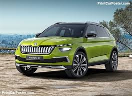 Skoda Vision X Concept 2018 Poster Id 1345107 Skoda Suv Skoda Kodiaq