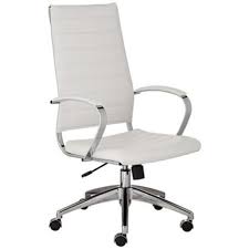 Medina High Back White Faux Leather Office Chair 2p754 Lamps Plus Modern Office Chair Leather Office Chair Home Office Furniture Design