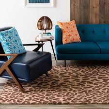 Maybe you would like to learn more about one of these? Hand Tufted Jungle Animal Print Wool Area Rug Overstock 9206622 Teal 7 6 X 9 6