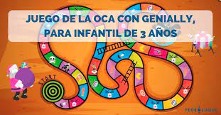 Juego de la oca (on line) : Juego De La Oca Con Genially Para Infantil De 3 Anos Pedro Luque