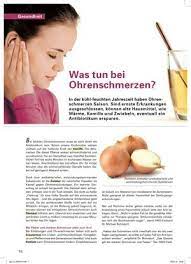 Das Magazin Aus Ihrer Apotheke 20 2 2015 Was Tun Bei Ohrenschmerzen