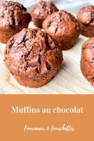 Muffins Au Chocolat Fourneaux Et Fourchettes Recette Muffin Chocolat Recette Muffin Chocolat Gateau Au Chocolat Individuel