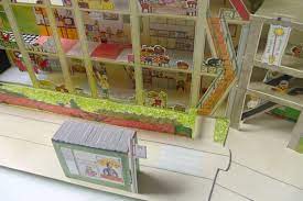 童書浮世繪willkommen in wimmlingen book art pop up book paper crafts