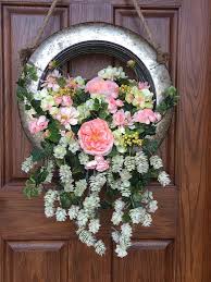 Maybe you would like to learn more about one of these? Rustic Metal Tire Decor Metal Tire Wreath Everyday Wreath Etsy Everyday Wreath Rustic Wreath Farmhouse Wreath