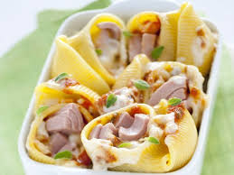 Conchiglioni Gratin Gefullt Mit Thunfisch Und Mozz Rezept Rezepte Lebensmittel Essen Essen