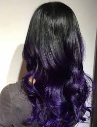 Nowadays, purple hair color comes in with more ideas and variety in shades. Deep Purple Ombre Hair