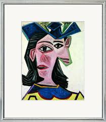 Habe ein bild von picasso hier,frau im hemd,muss wirklich vermuten,das es ein original ist. Bild Frauenbuste Mit Hut Dora 1939 Gerahmt Von Pablo Picasso Kaufen Ars Mundi