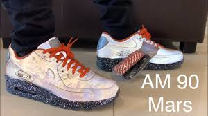 Mars stone / magma orange. Nike Air Max 90 Mars Landing On Feet Sizing 3m Test Youtube