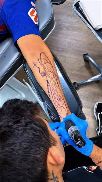 Script Tattoo Ideas For Forearm