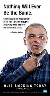 Missing a Larynx, He's Become the Voice of Antismoking Efforts