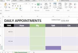 Having a hard time keeping up with your crazy schedule? Daily Appointment Calendar Template For Excel