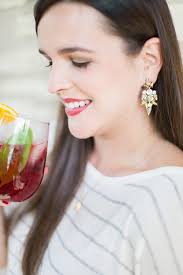 Pomegranate Basil Sparkler — Liz White