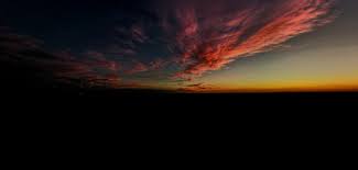 Drone view of sunset in Dunnellon