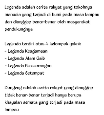 Apa Perbedaan Dongeng Dan Legenda Brainly Co Id