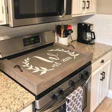 Stovetop Cover Stove Top Cover Stove Top Tray Tray For Etsy In 2021 Stove Top Cover Stove Cover Wooden Stove Top Covers