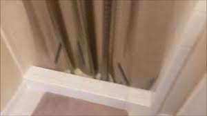 In some cases, the magnets attach to the metallic base of the shower or bath. Magnetic Shower Curtain And Liner Weights Youtube