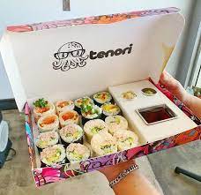 Sushi Takeout Box Made Of Paper With Insert Japanese Food Packaging Food Box Packaging Food Packaging