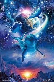 Pin By Katherine Moore On Dolphins Dolphin Art Dolphin Painting Beautiful Fantasy Art