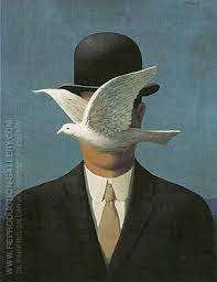 The Man In The Bowler Hat 1965 Painting By Rene Magritte Rene Magritte Magritte Surealism Art