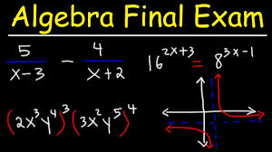 Under this schedule, if a conflict occurs, or a student has more than three exams on one day, the instructors may be consulted about an individual. Algebra Final Exam Review Youtube