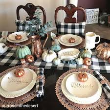 Black And White Buffalo Plaid Fall Decor Y All Know I Have A Small Obsession With Black And White Buffalo Check So I Just Had To Share This Gorgeou Fall Thanksgiving Decor Fall Table Decor Fall Decor