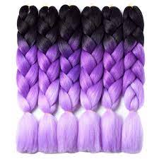 Perfect for dreads, braids, twists, curls, waves, and curly dreads! Ombre Braiding Hair Kanekalon Braiding Hair Synthetic Hair Extensions For Braiding Crochet Twist Box Braids 24 Inch 3 Tone Black To Purple To Light Purple 6 Packs Jumbo Braiding Hair Buy Online